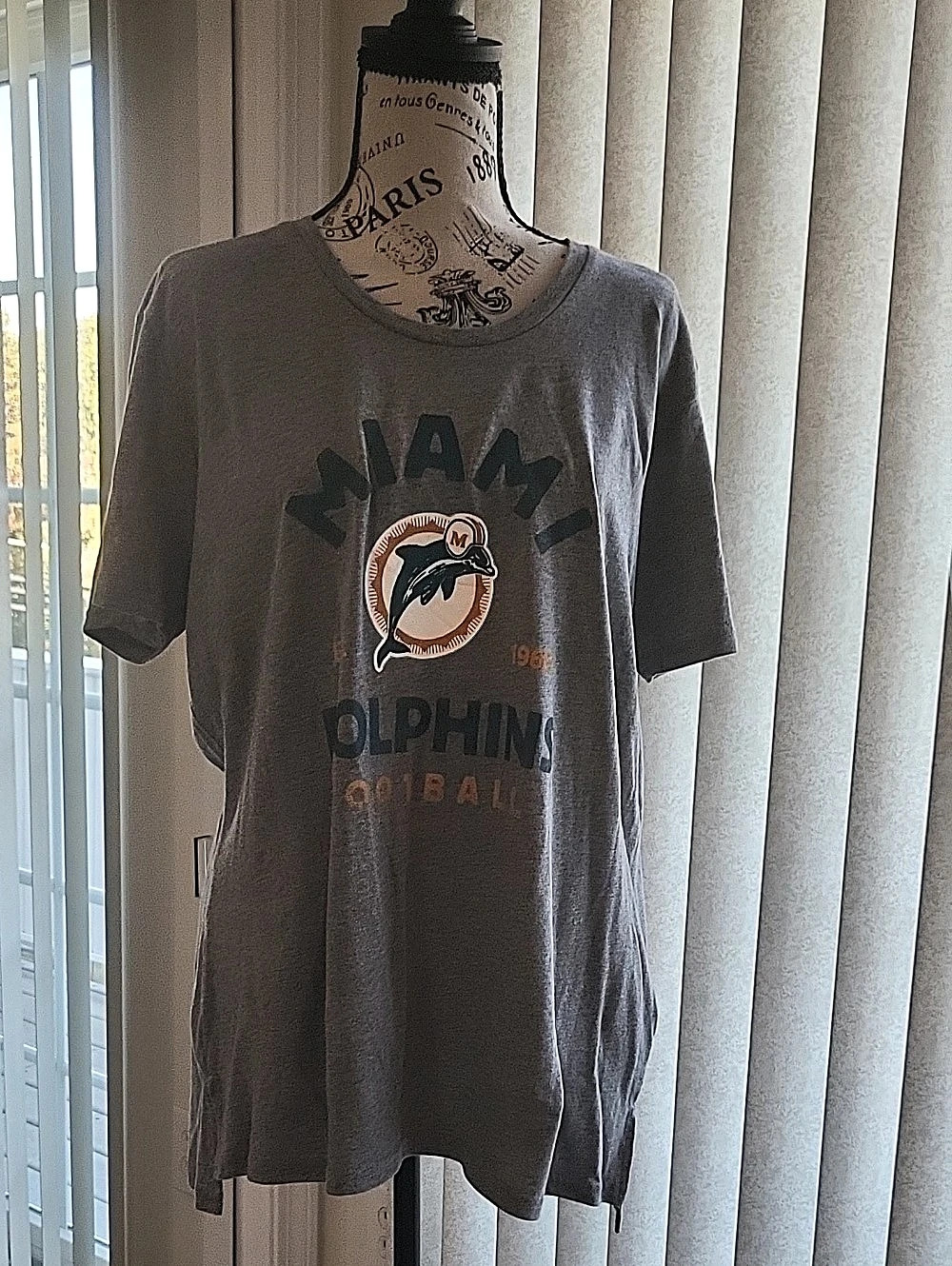 Fanatics Miami Dolphins 1966 Dolphin Graphic Short Sleeve Tee Size Large
NWOT